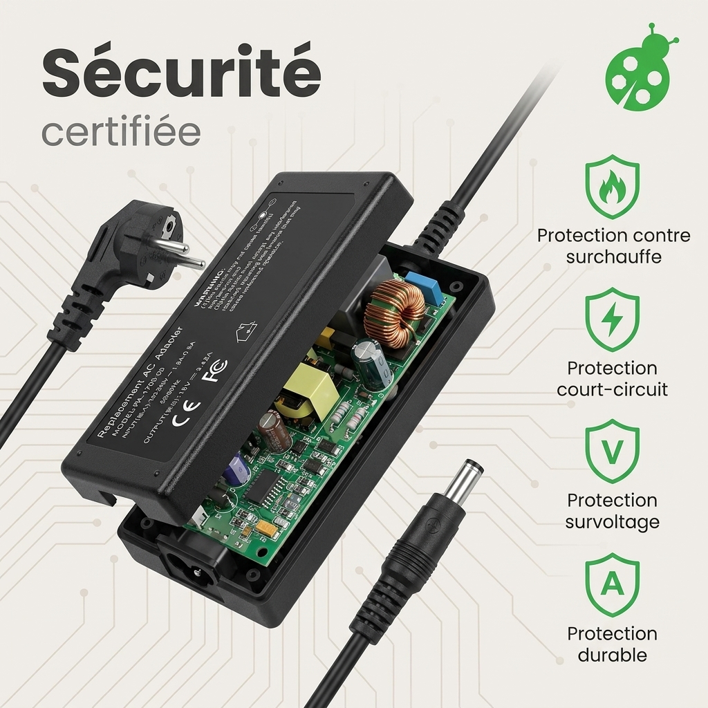Chargeur ordinateur portable asus x509fa ej208t