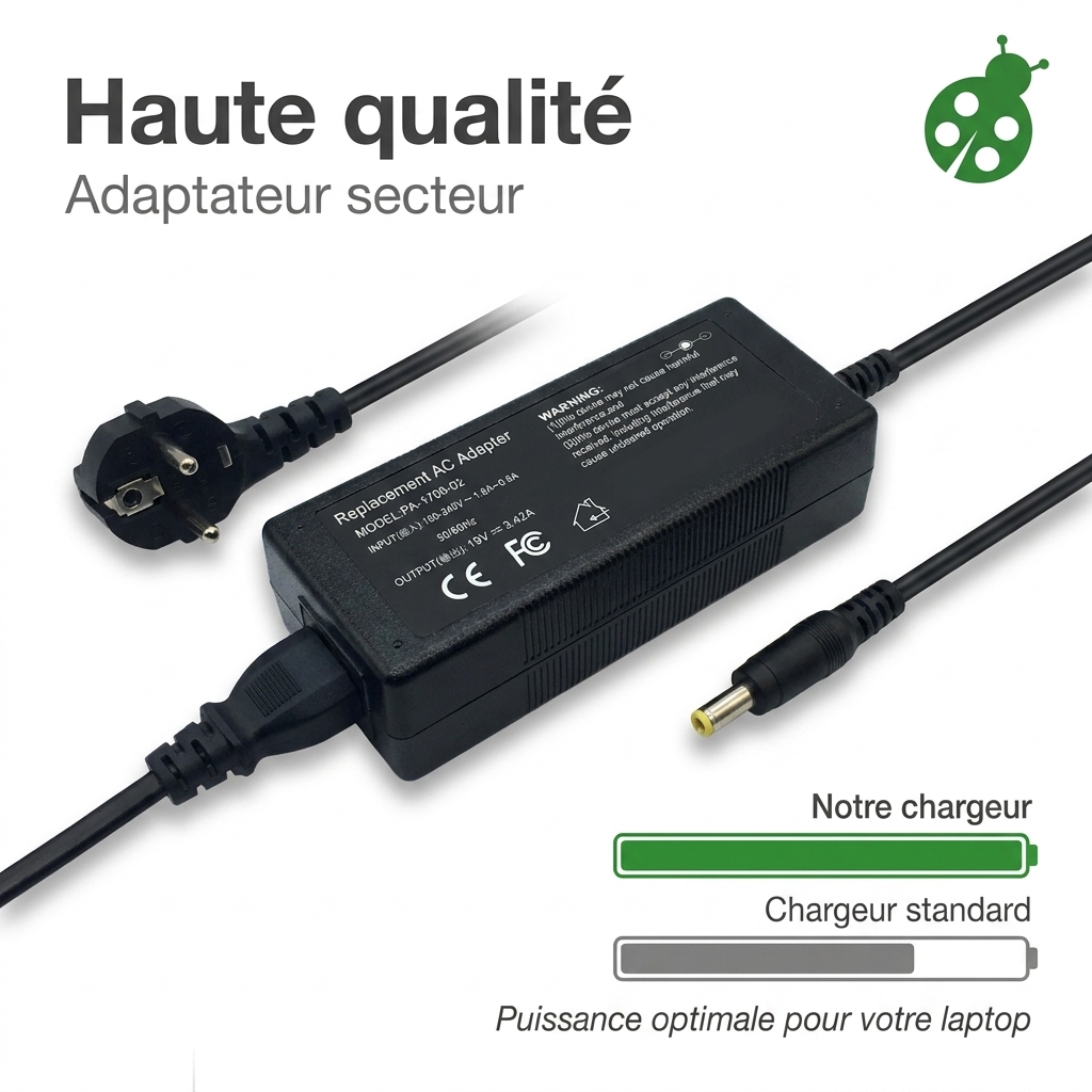 Chargeur ordinateur portable asus zenbook 14 ux433fac a5183r