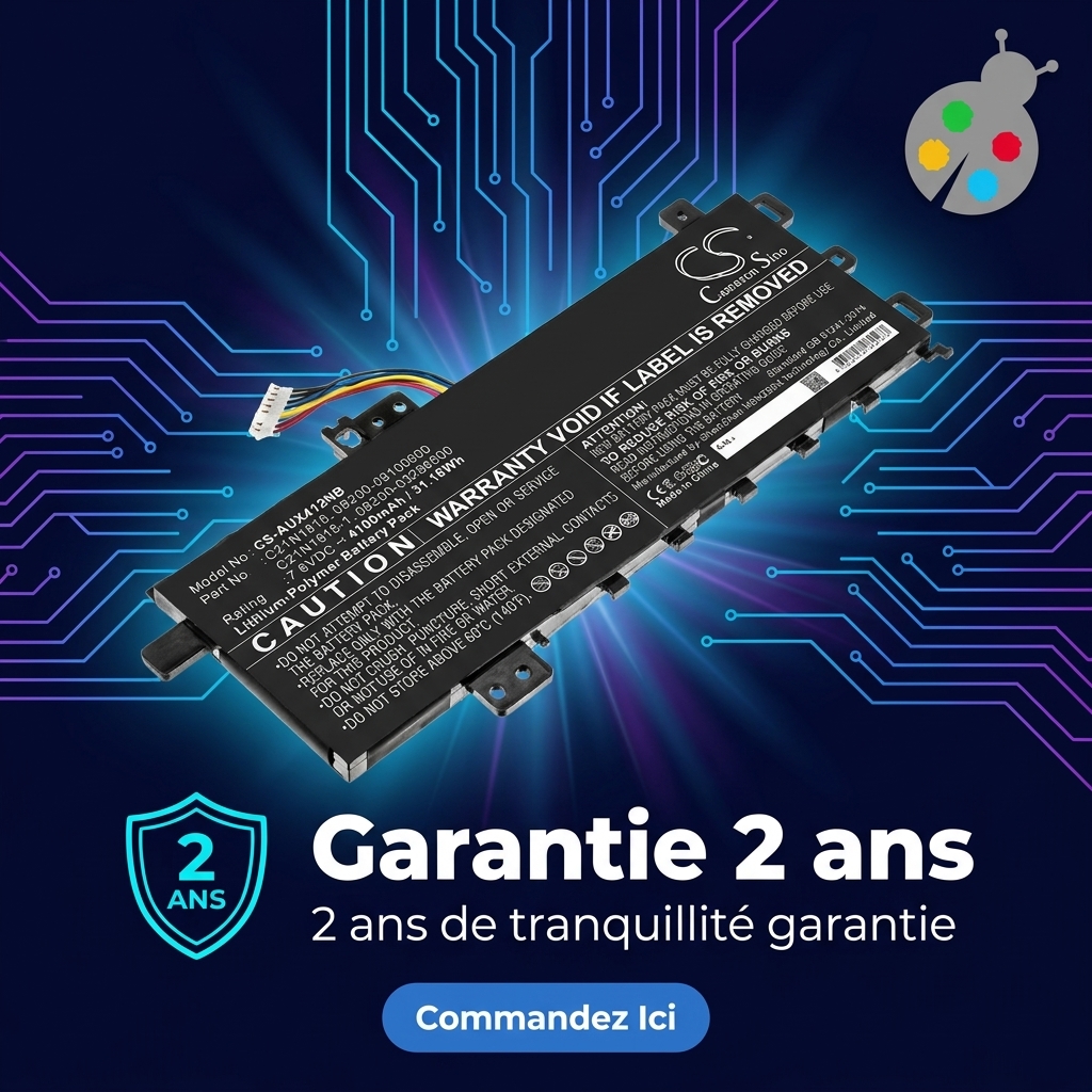 Batterie ordinateur portable asus vivobook s14 s412da ek005t