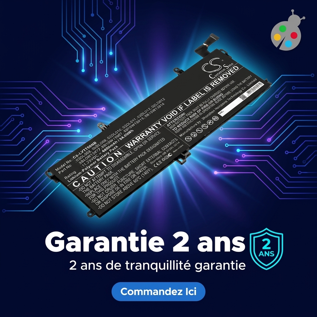 Batterie ordinateur portable lenovo thinkpad t590