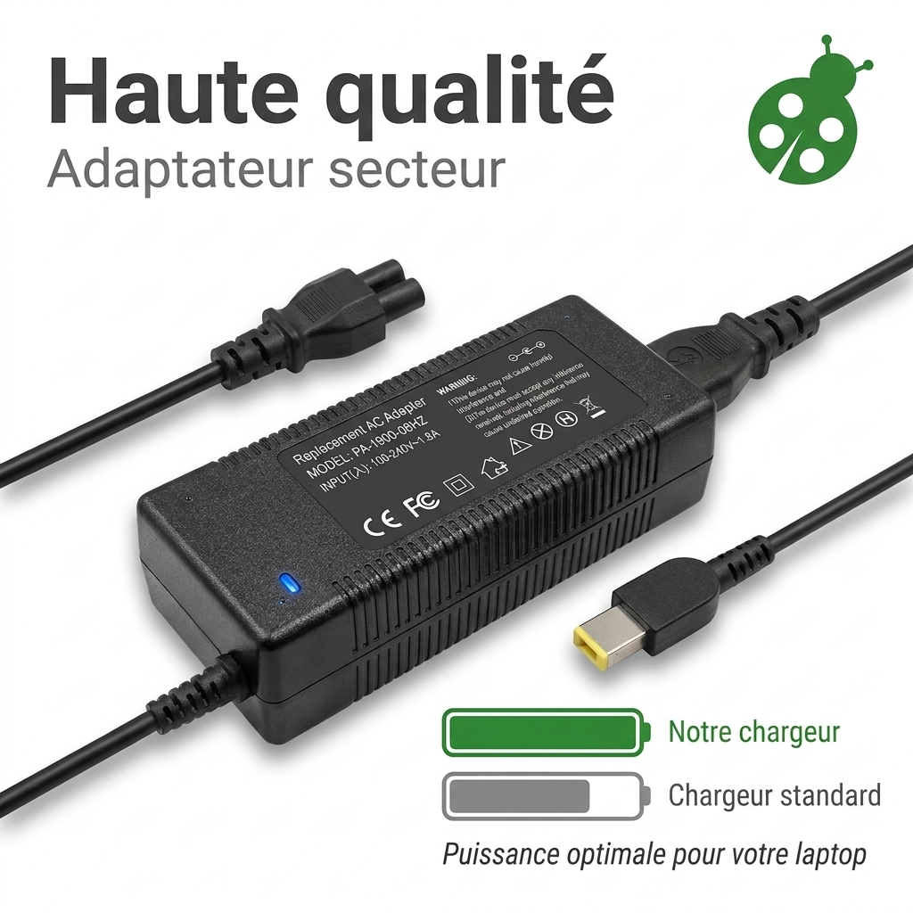Chargeur ordinateur portable lenovo thinkbook 15 iil 20sm
