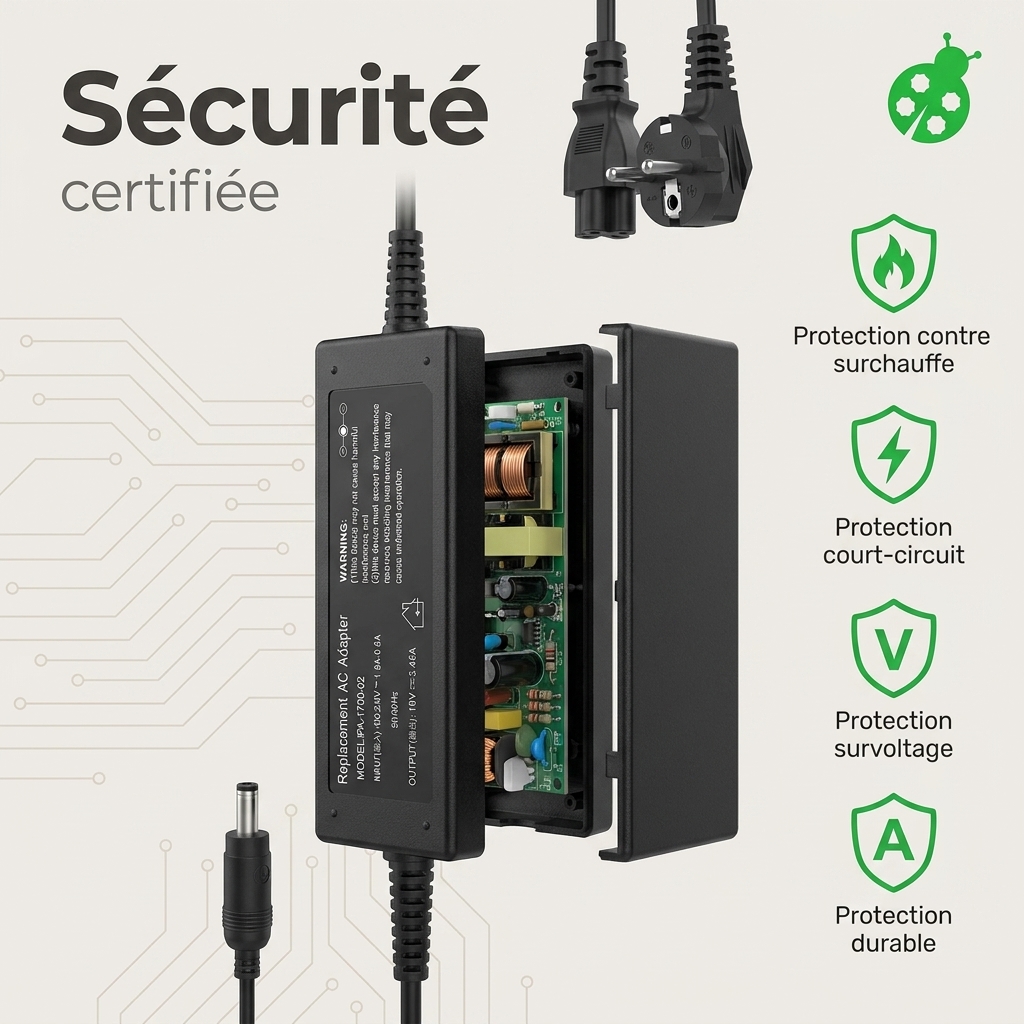Chargeur ordinateur portable asus e502na go108t