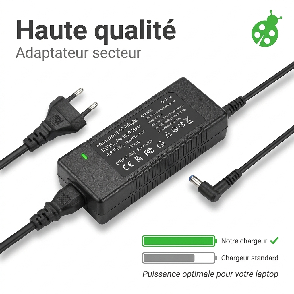 Chargeur ordinateur portable dell inspiron 3793