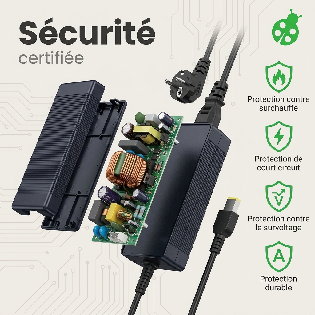 Chargeur ordinateur portable lenovo y7000p 2020