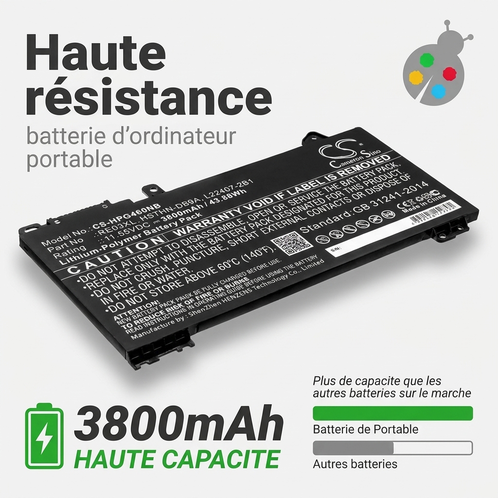 Batterie ordinateur portable hp probook 450 g7
