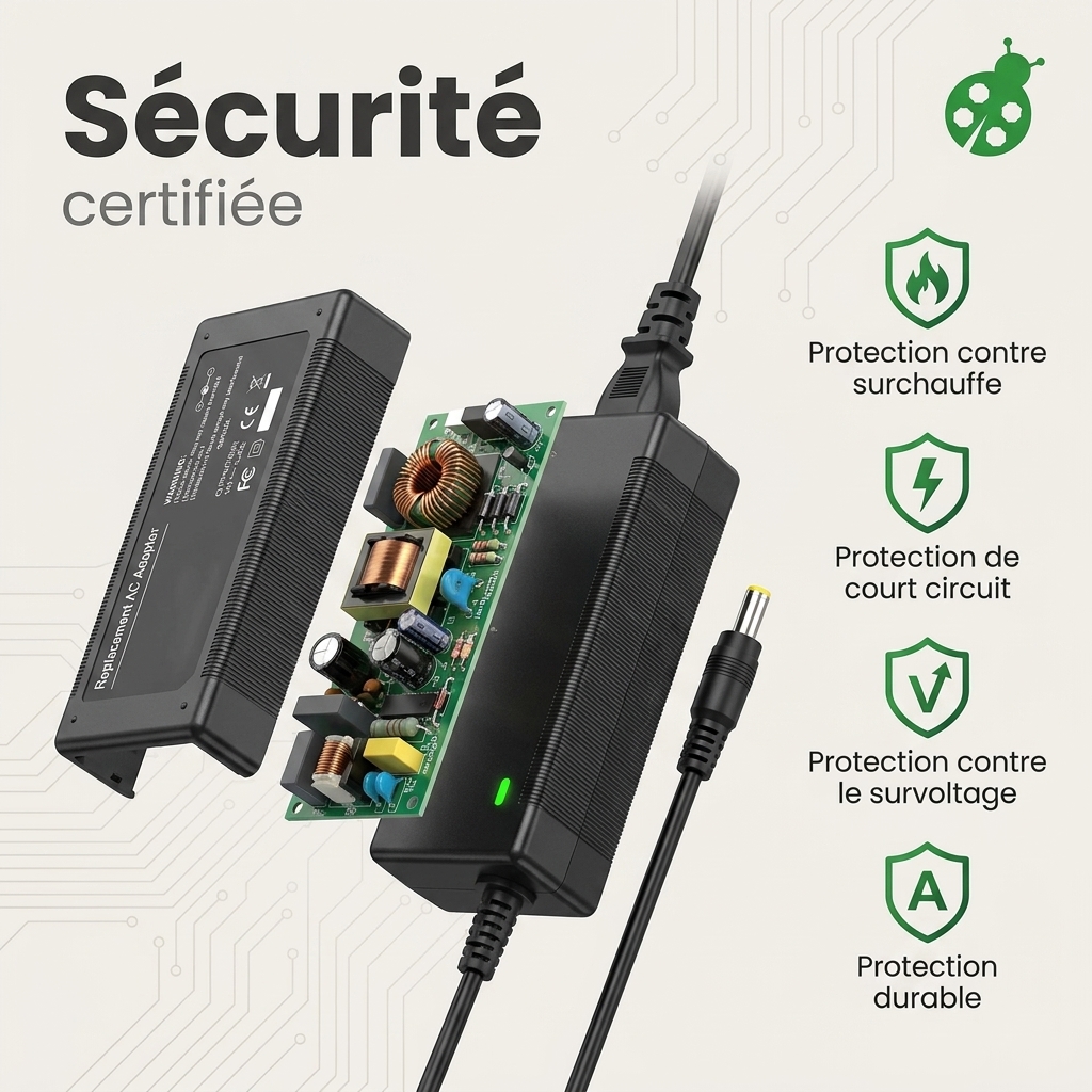 Chargeur ordinateur portable asus x509da
