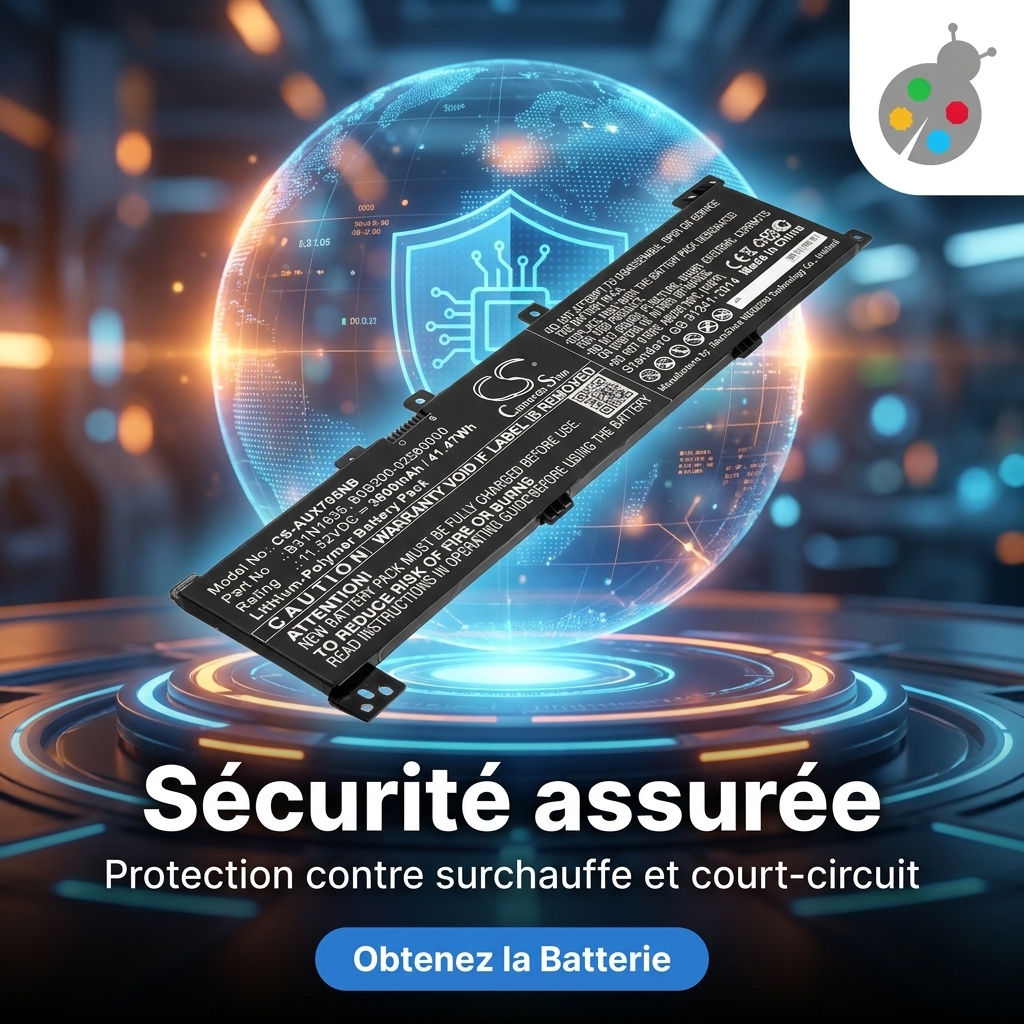 Batterie ordinateur portable asus vivobook pro 17 f705ua bx863t