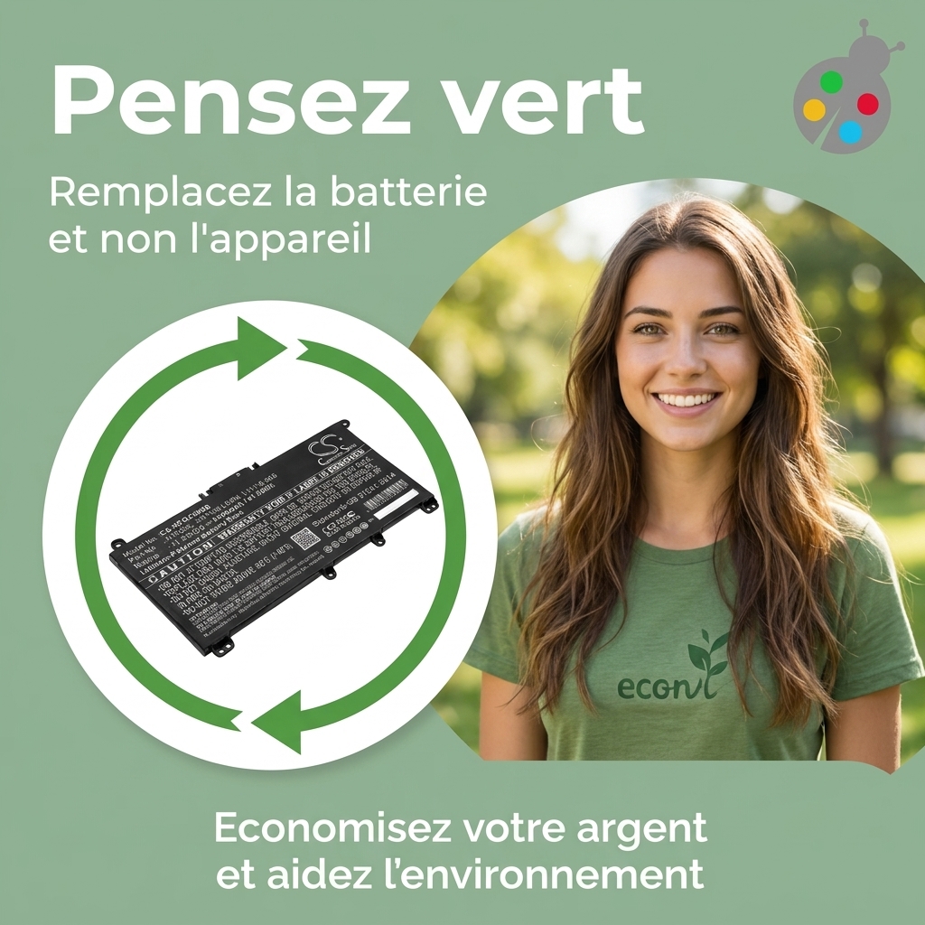 Batterie ordinateur portable hp 17 by0023nf