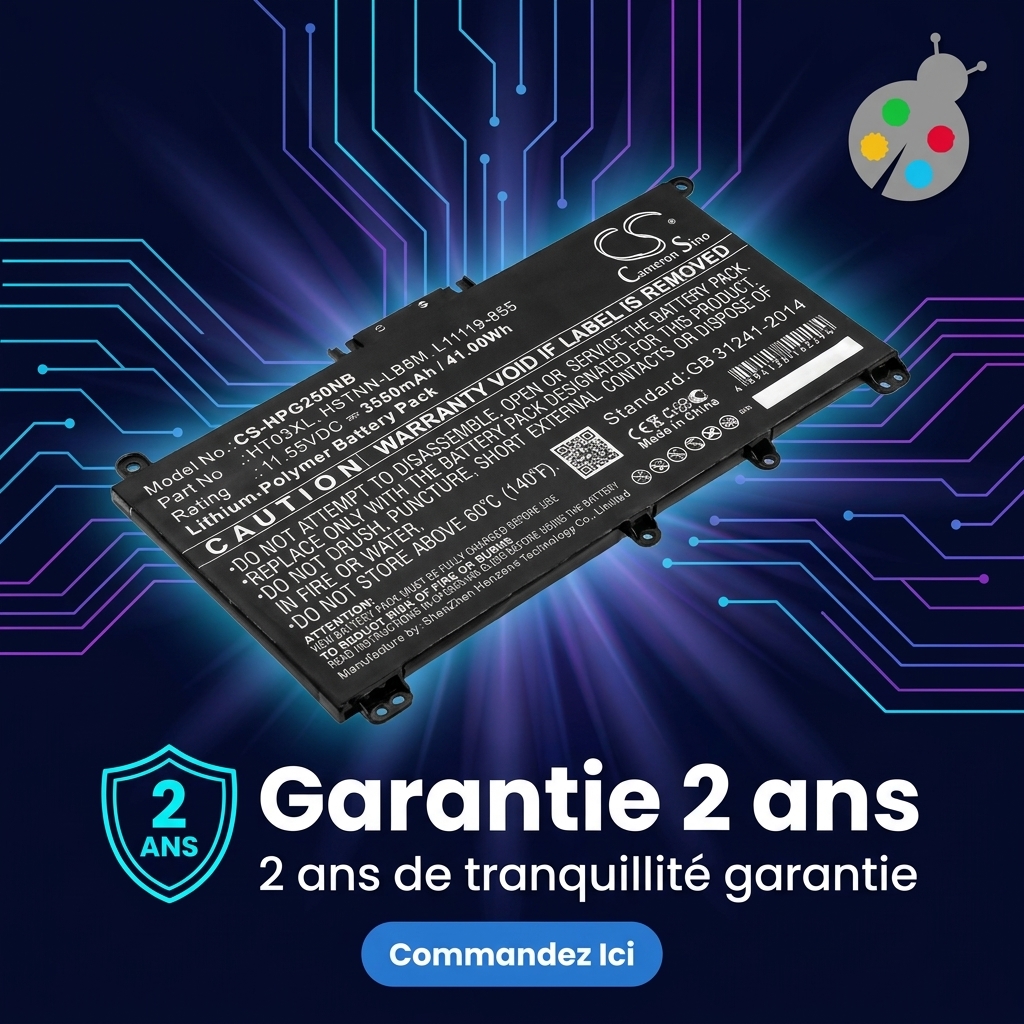 Batterie ordinateur portable hp 17 by0023nf