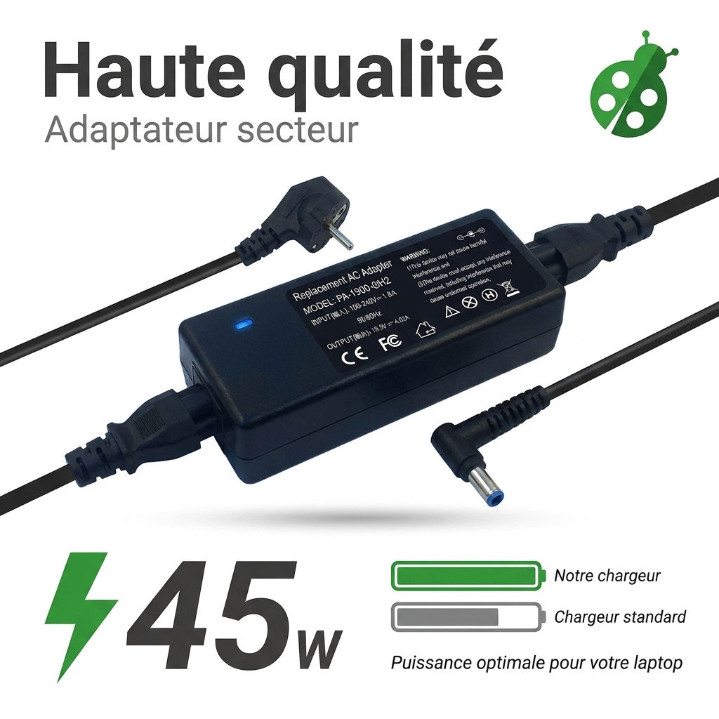 Chargeur ordinateur portable hp  14q cs0003tu