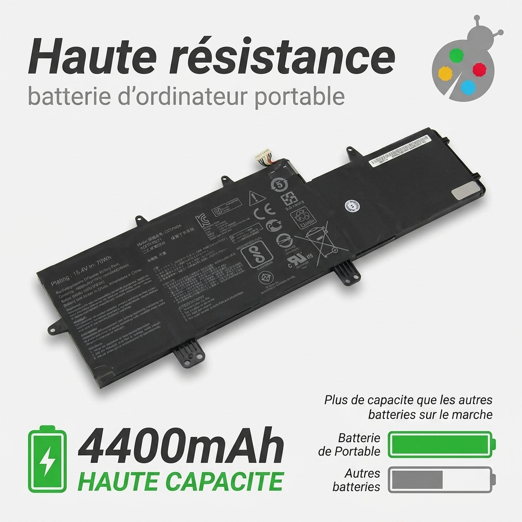 Batterie ordinateur portable asus zenbook pro 14 ux450fd 1a