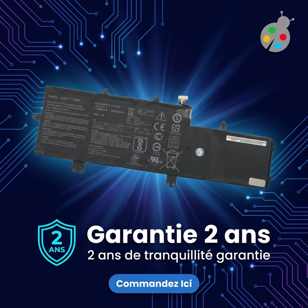 Batterie ordinateur portable asus zenbook pro 14 ux450fd 1a