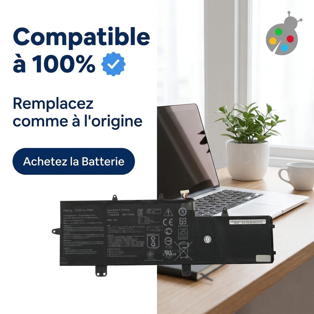 Batterie ordinateur portable asus zenbook pro 14 ux450fd 1a
