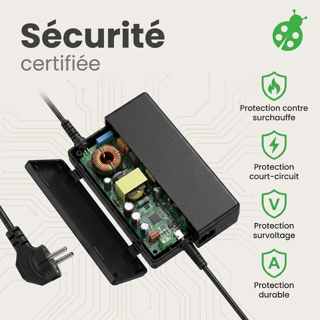Chargeur ordinateur portable asus p1700uf gc149r