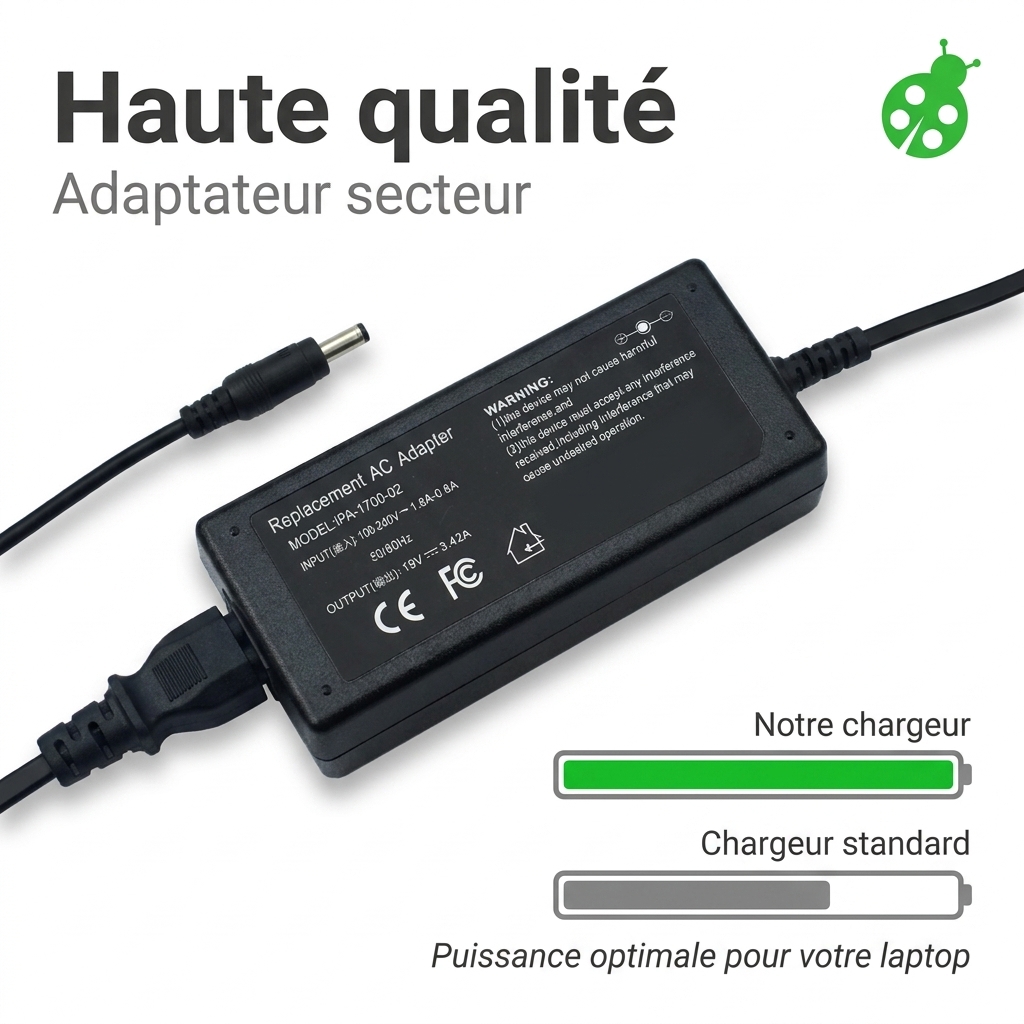 Chargeur ordinateur portable asus vivobook 17 a705ua