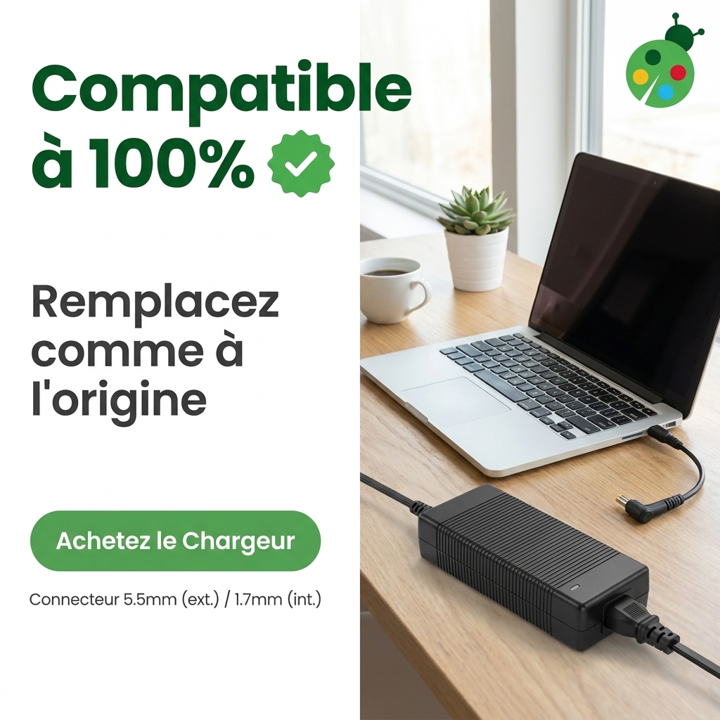 Chargeur ordinateur portable acer aspire es1 431 c9ch