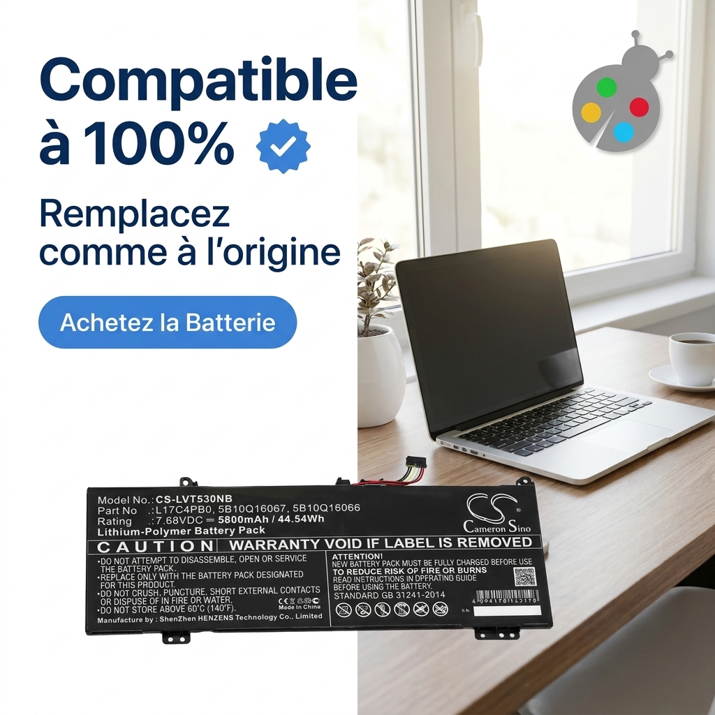 Batterie ordinateur portable lenovo ideapad yoga 530 14ikb 81ek
