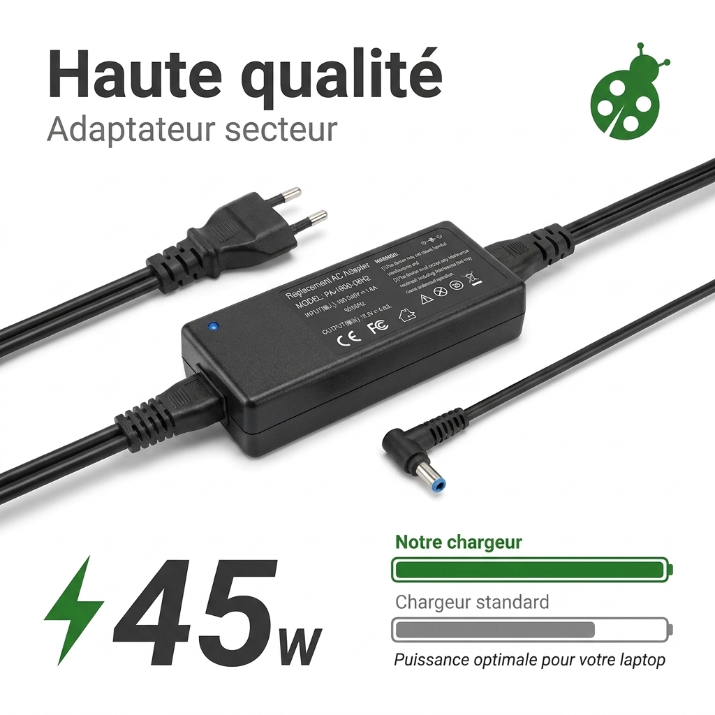 Chargeur ordinateur portable hp  14 bw014nf