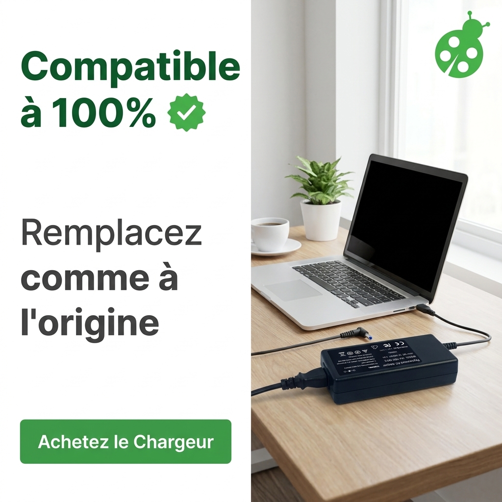 Chargeur ordinateur portable hp  14 bw014nf