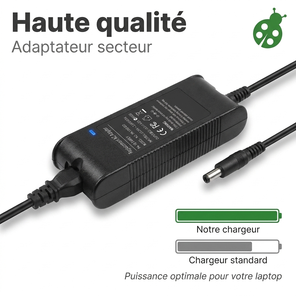 Chargeur ordinateur portable dell latitude e5580