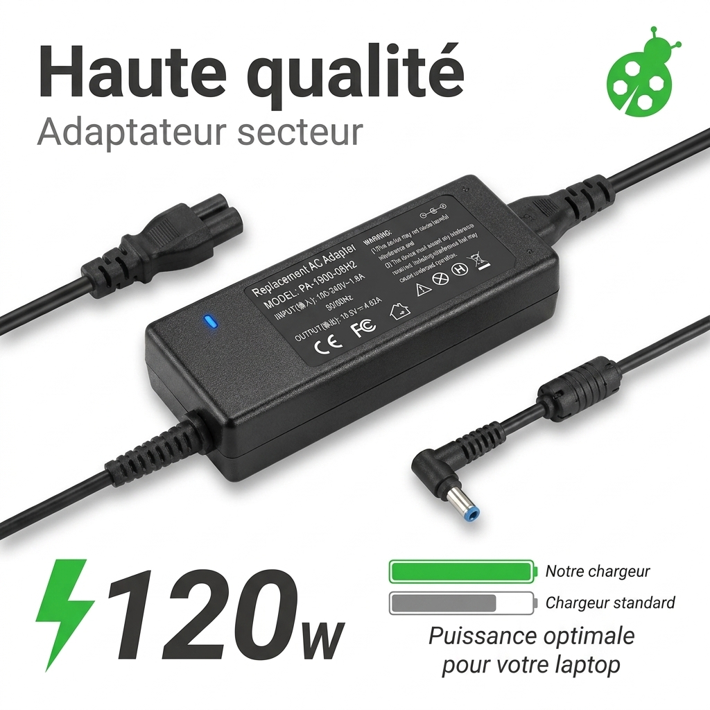 Chargeur ordinateur portable hp  elite dragonfly g2