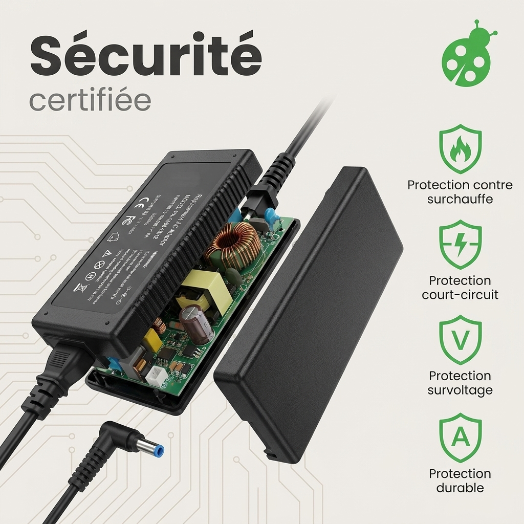 Chargeur ordinateur portable hp  elitebook x360 830 g7