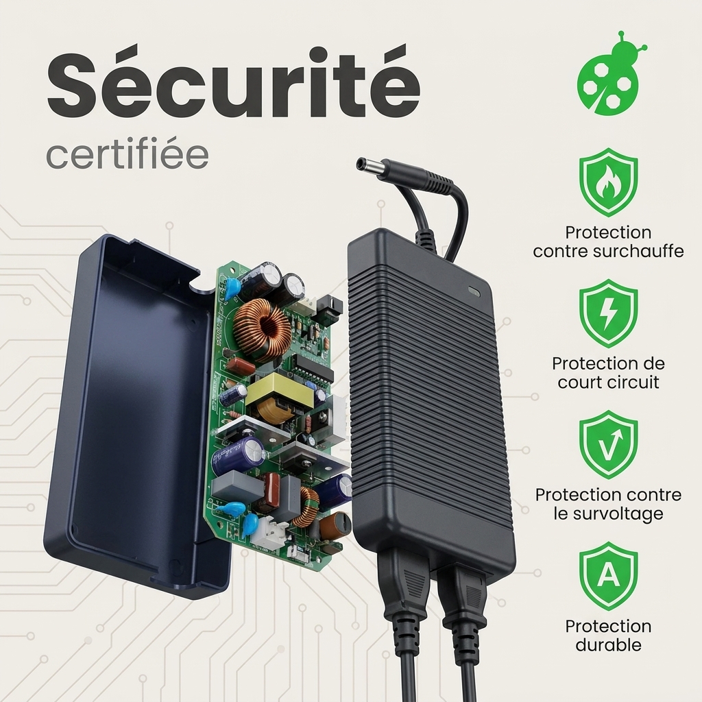 Chargeur ordinateur portable gigabyte p56xt v7 c4k52w10 fr