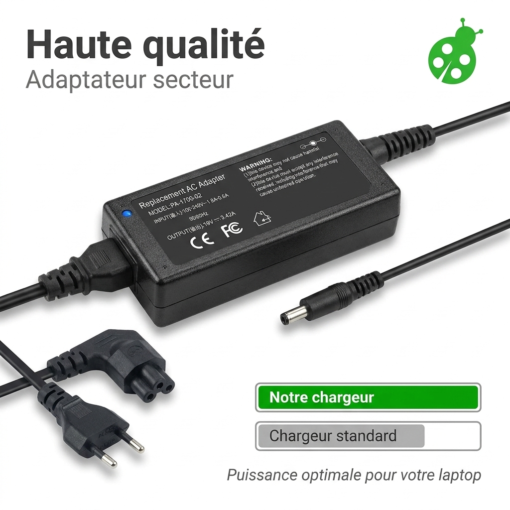 Chargeur ordinateur portable asus vivobook e410ma 90nb0q41