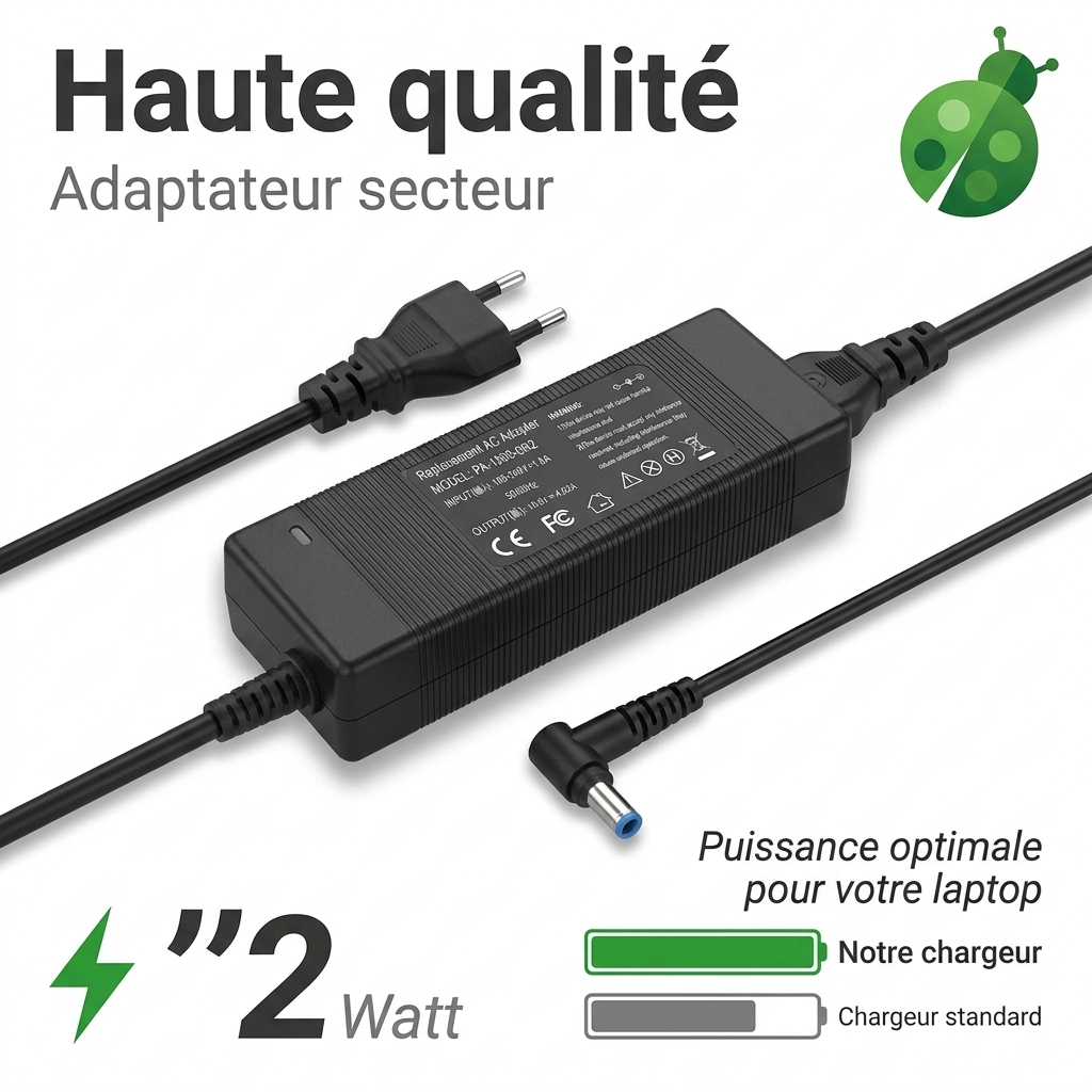 Chargeur ordinateur portable dell latitude 3510