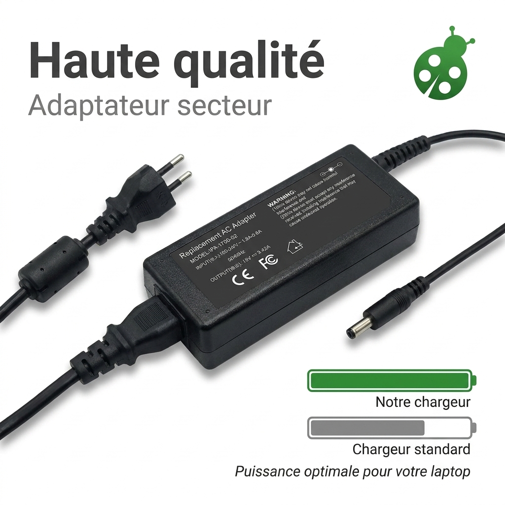 Chargeur ordinateur portable asus m509da ej707t