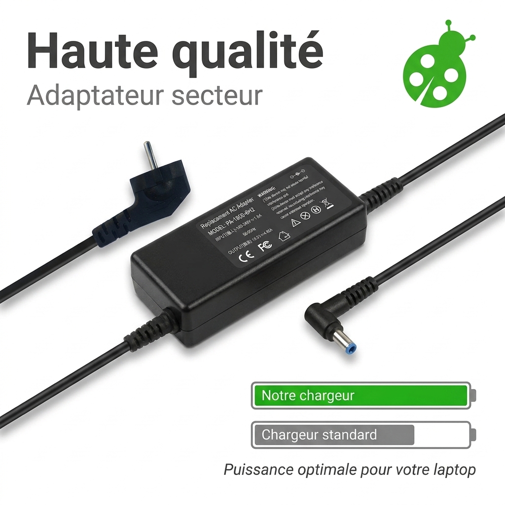 Chargeur ordinateur portable hp  15 bw035nf