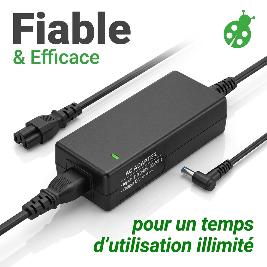 Chargeur ordinateur portable hp  15 bw035nf