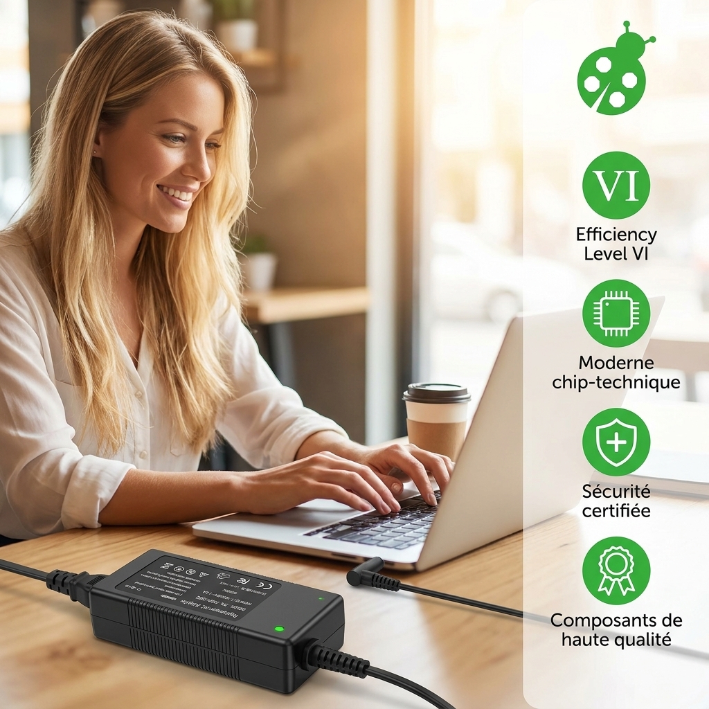 Chargeur ordinateur portable hp  15 bw035nf