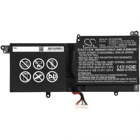 Batterie clevo n131wu