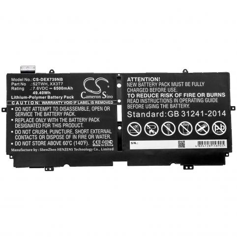 Batterie ordinateur portable dell xps 13 7390 d1705tb