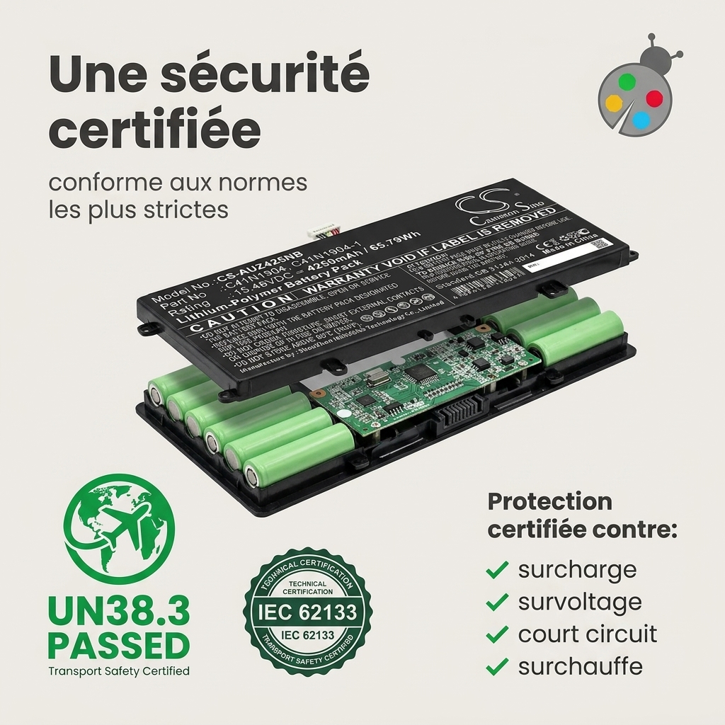 Batterie ordinateur portable asus zenbook 14 ux425e