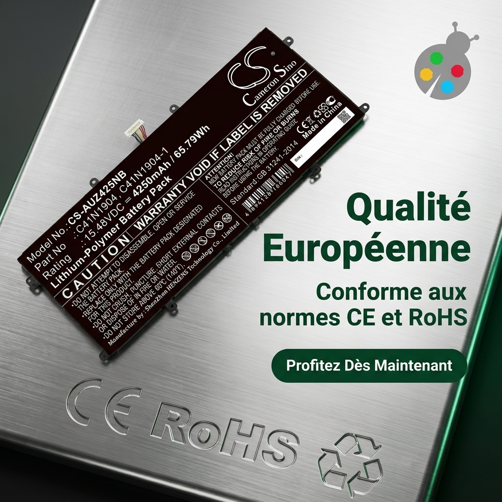 Batterie ordinateur portable asus zenbook 14 ux425e