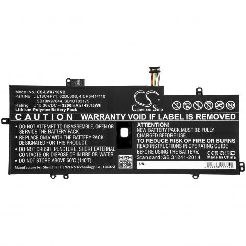 Batterie ordinateur portable lenovo thinkpad x1 carbon 7th