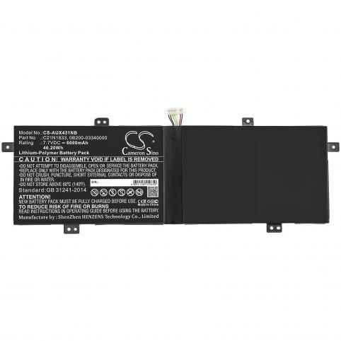 Batterie asus zenbook 14 ux431fa an001t