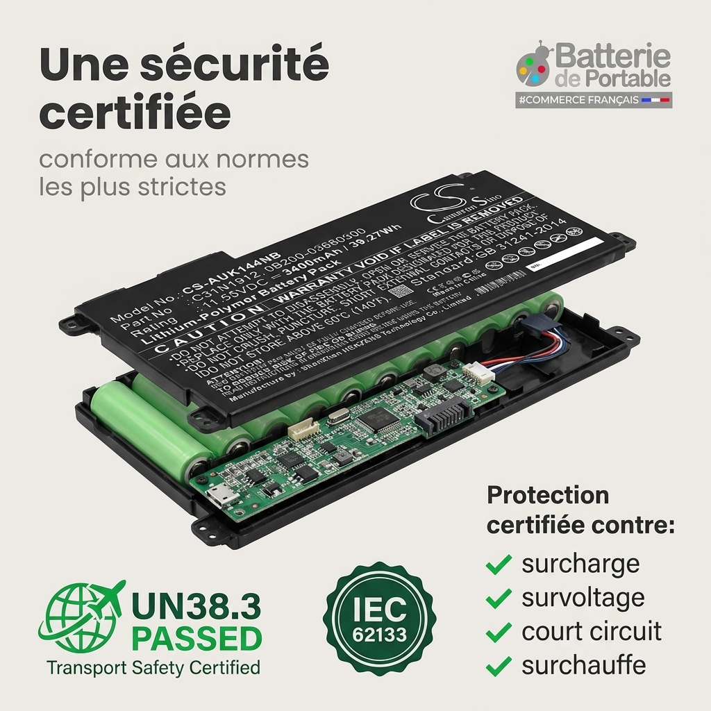 Batterie ordinateur portable asus e410ma