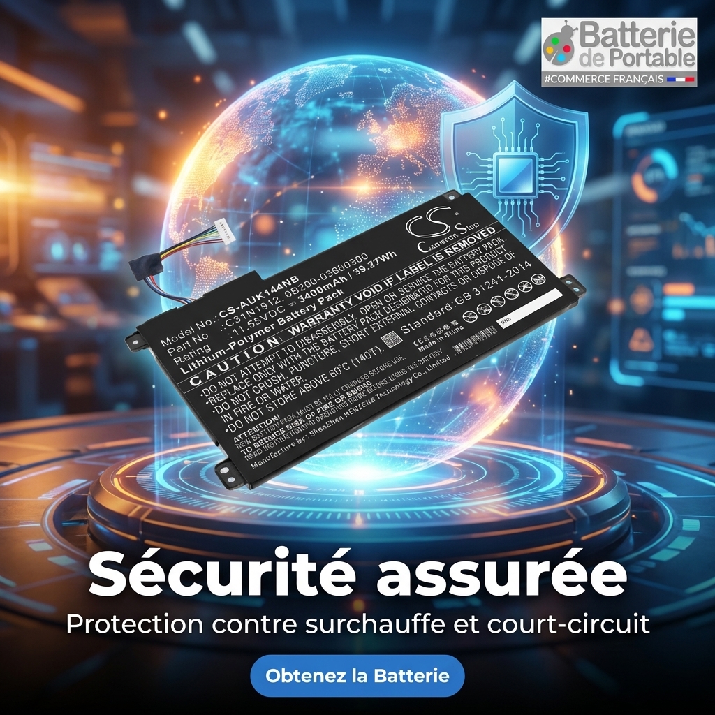 Batterie ordinateur portable asus e410ma