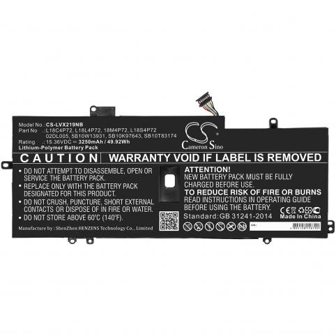 Batterie ordinateur portable lenovo thinkpad x1 carbon 8th gen