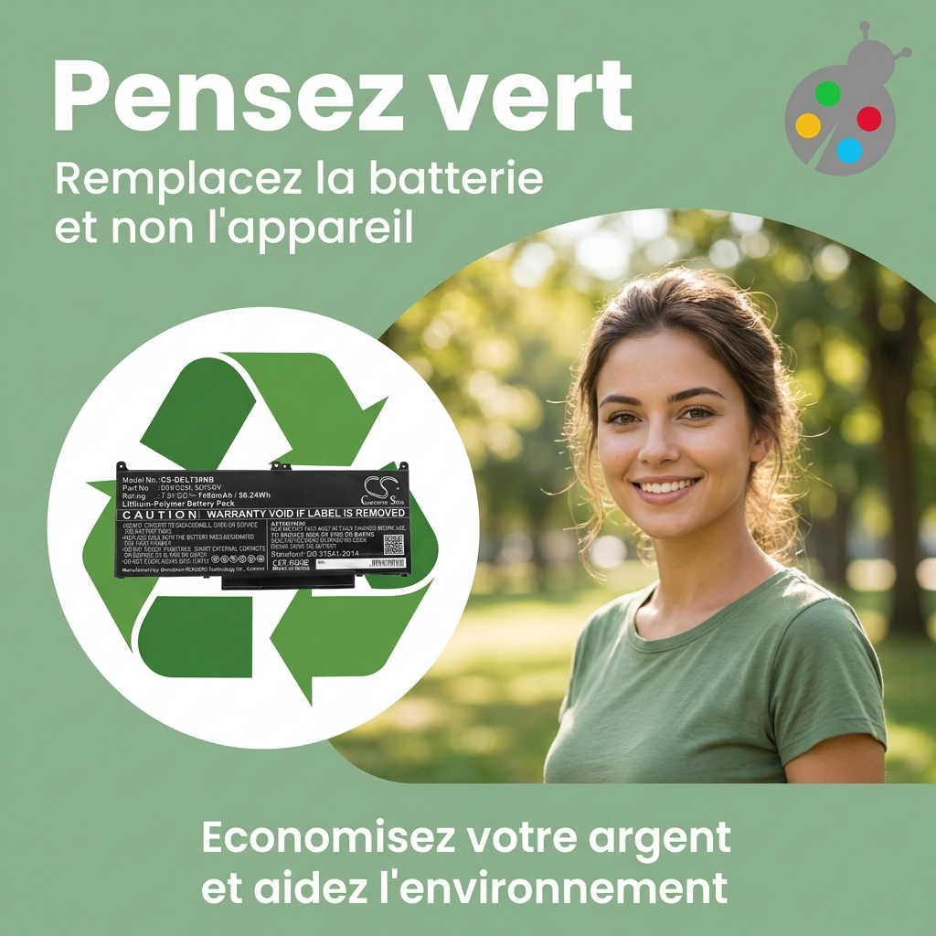 Batterie ordinateur portable dell latitude 7300