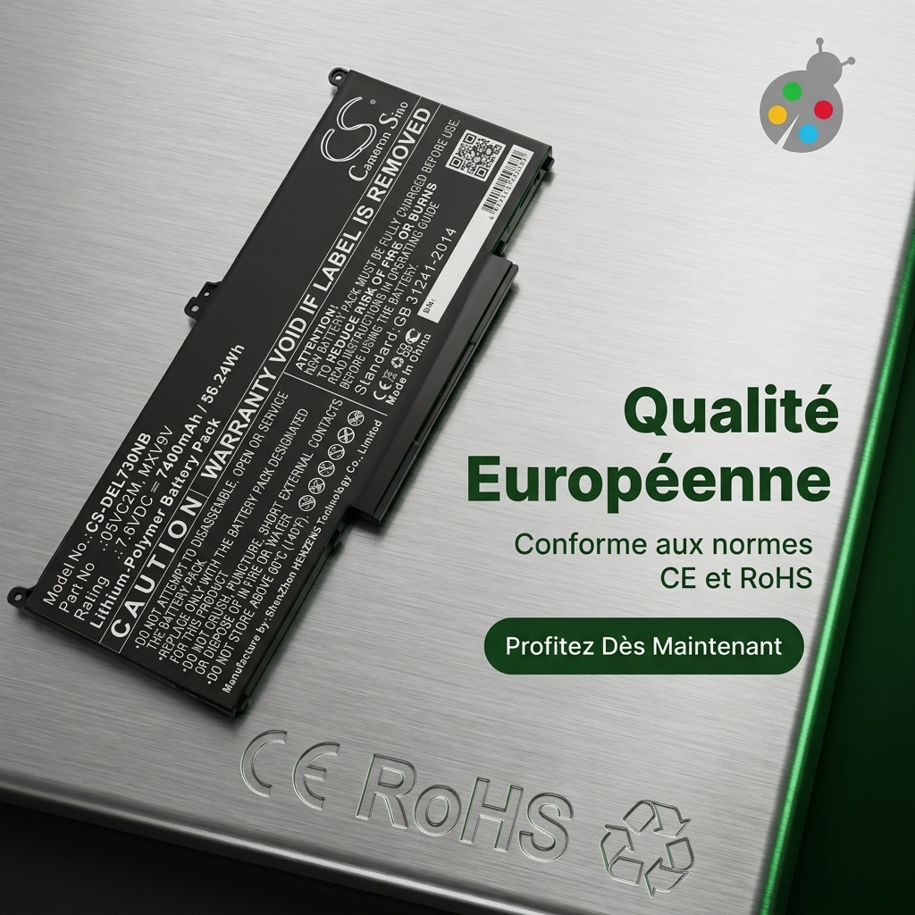 Batterie ordinateur portable dell latitude 7300
