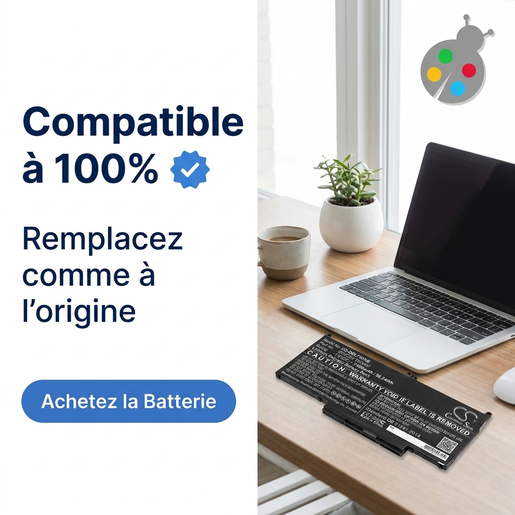 Batterie ordinateur portable dell latitude 7300