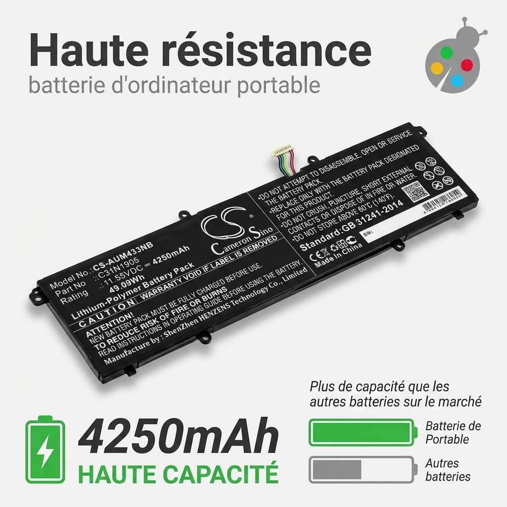 Batterie asus vivobook 15 oled x1505va