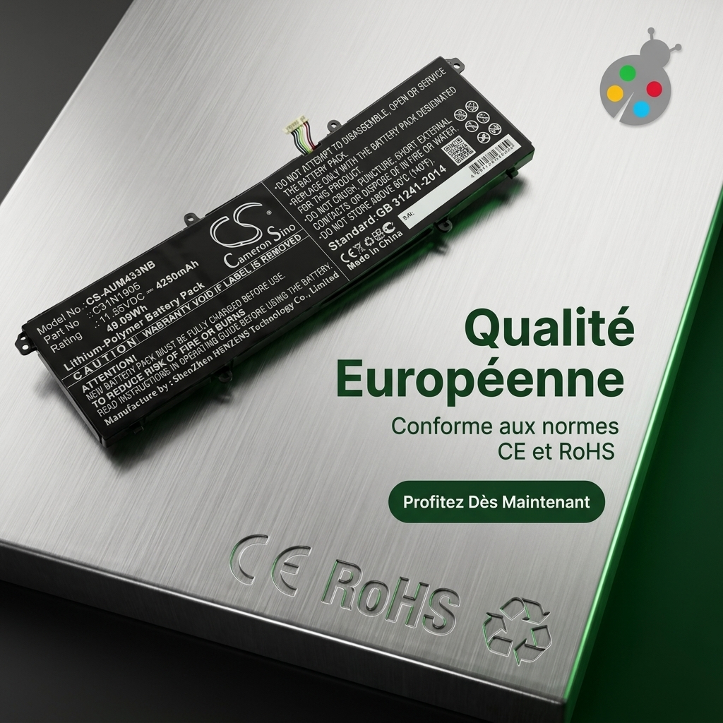 Batterie ordinateur portable asus vivobook 16x x1603za mb157w