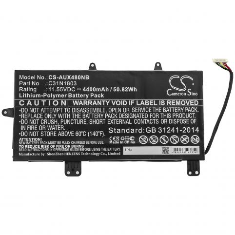 Batterie ordinateur portable asus zenbook pro 14 ux450fd be014t