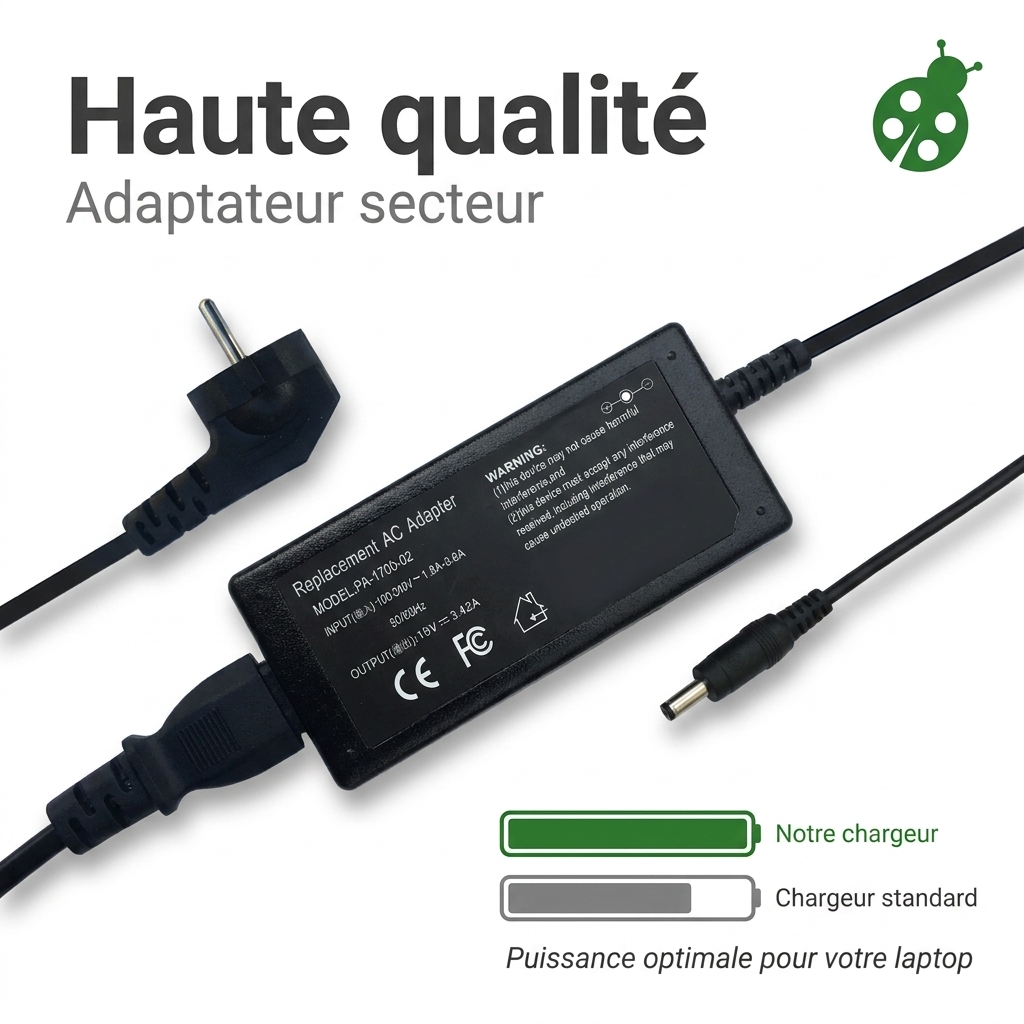 Chargeur ordinateur portable asus vivobook r415ea
