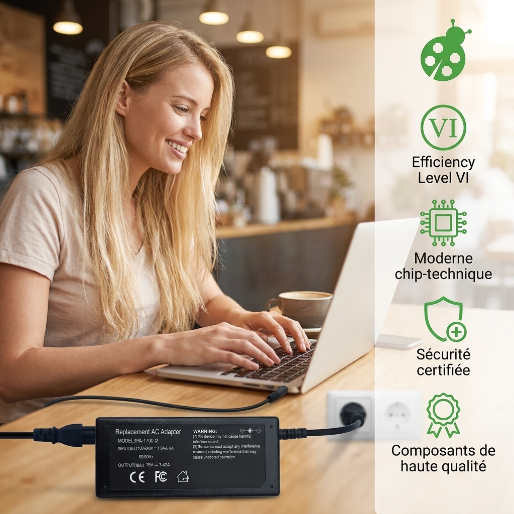 Chargeur ordinateur portable asus vivobook s533ia bq263t